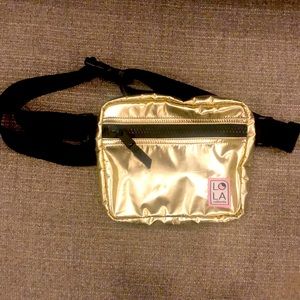 LOLA Gold Belt Bag